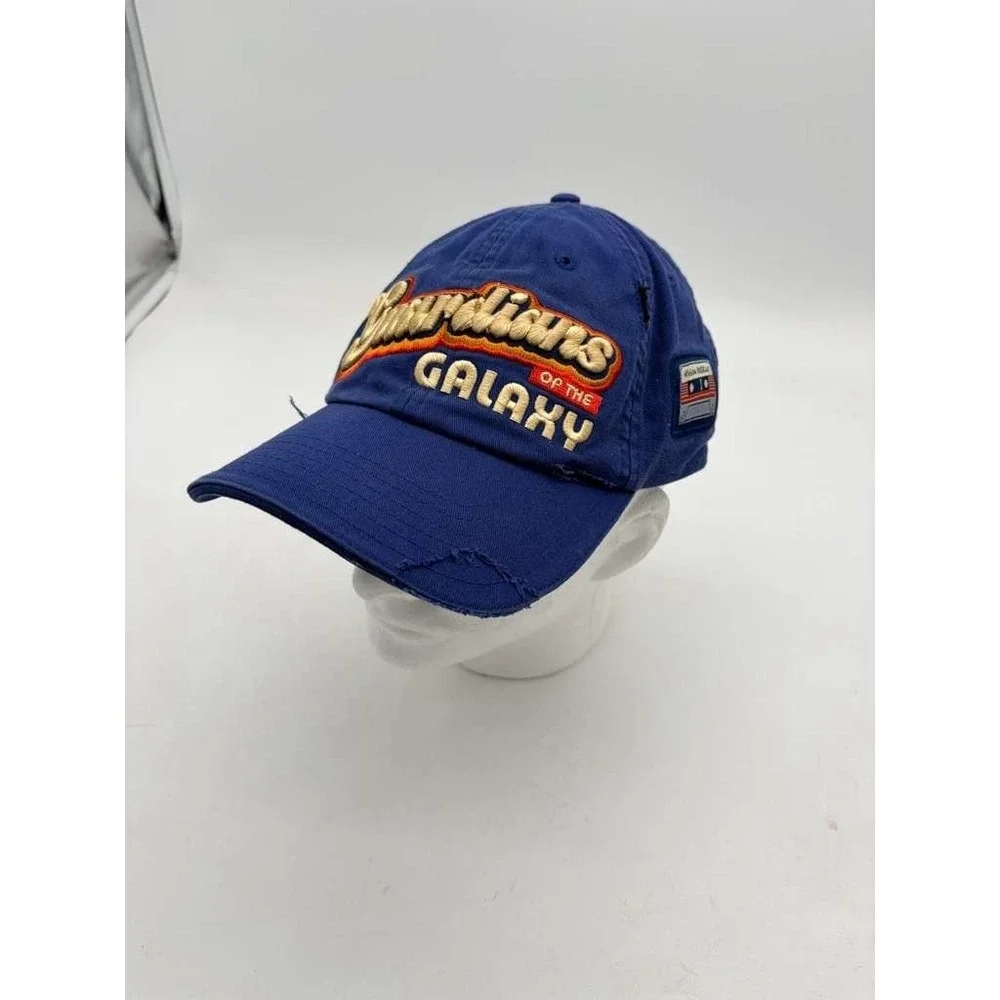 Guardians of the Galaxy Hat Cap Blue Strap Back Disney Parks Adjustable‎ Casual